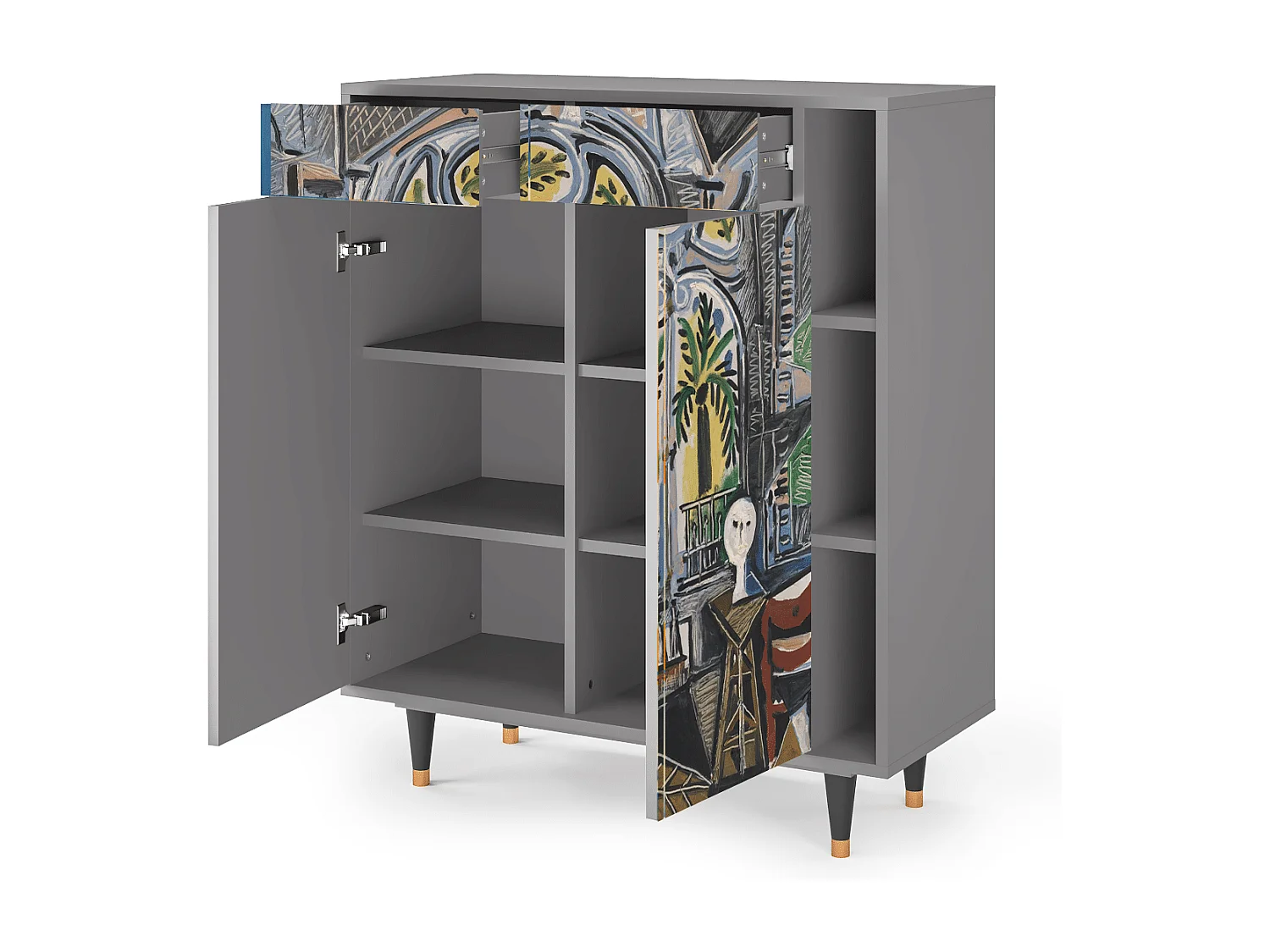 Buffet - 96х110х41 cm - BS6 - The Studio , Gris