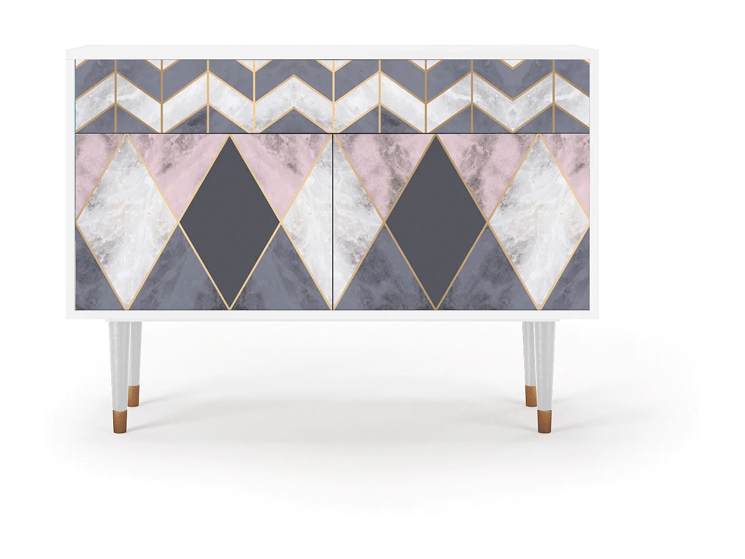 Buffet - 115x85x48 cm - BS4 - Ideal Harmony, Blanc