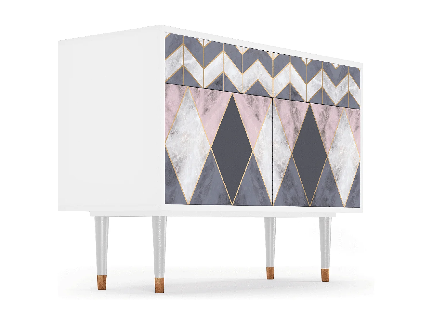 Buffet - 115x85x48 cm - BS4 - Ideal Harmony, Blanc