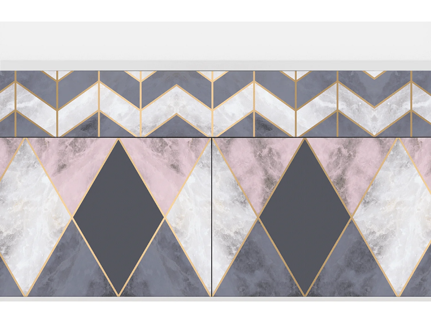 Buffet - 115x85x48 cm - BS4 - Ideal Harmony, Blanc