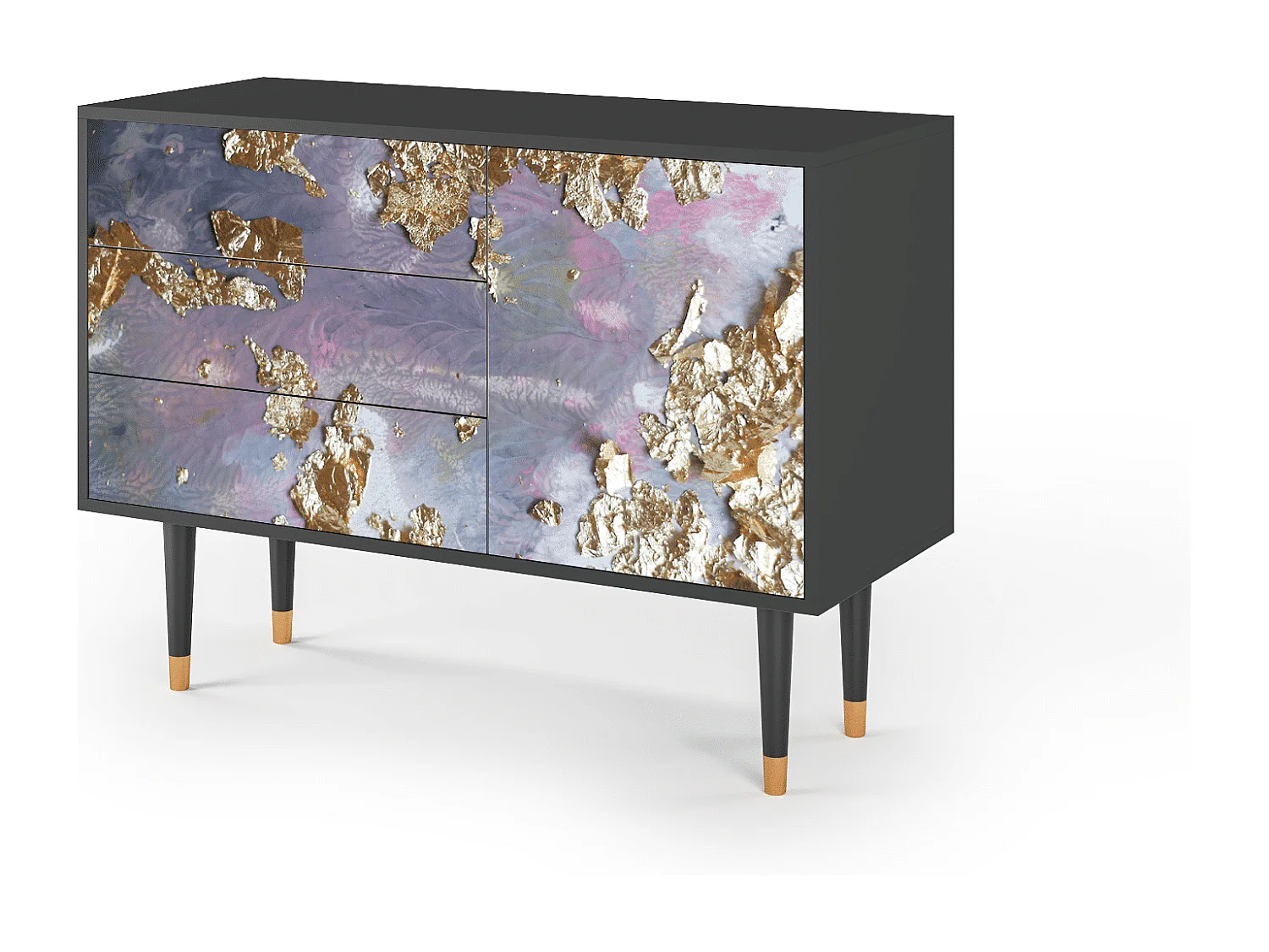 Buffet - 115х84х41 cm - S3 - Planet Earth, Anthracite