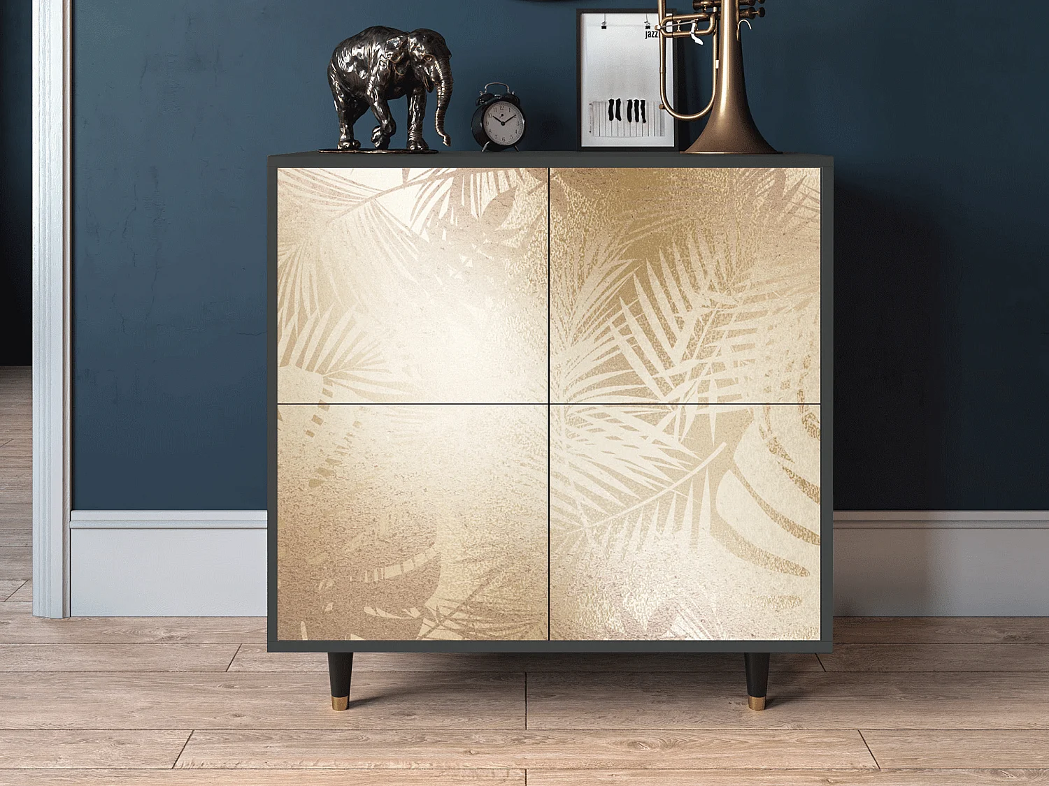 Dressoir - 94x96x48 cm - BS3 - Plant of the Dessert, Antraciet