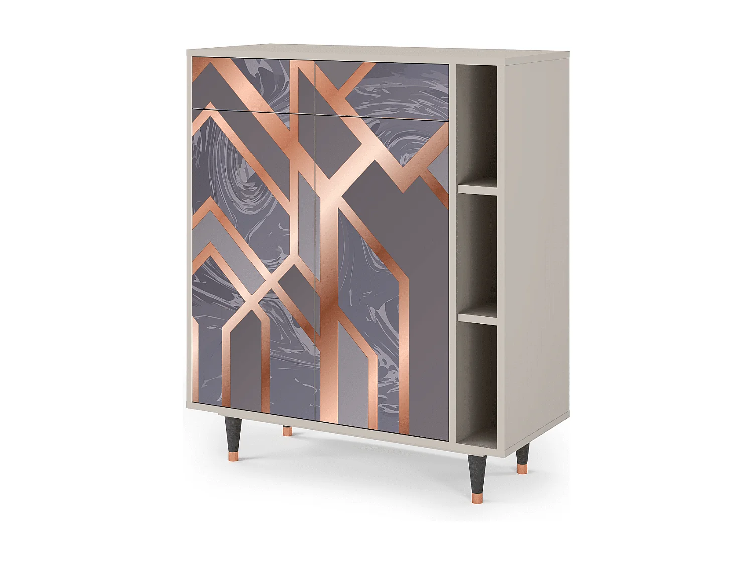 Buffet - 96х110х41 cm - BS6 - Taupe Anatomy, Sable