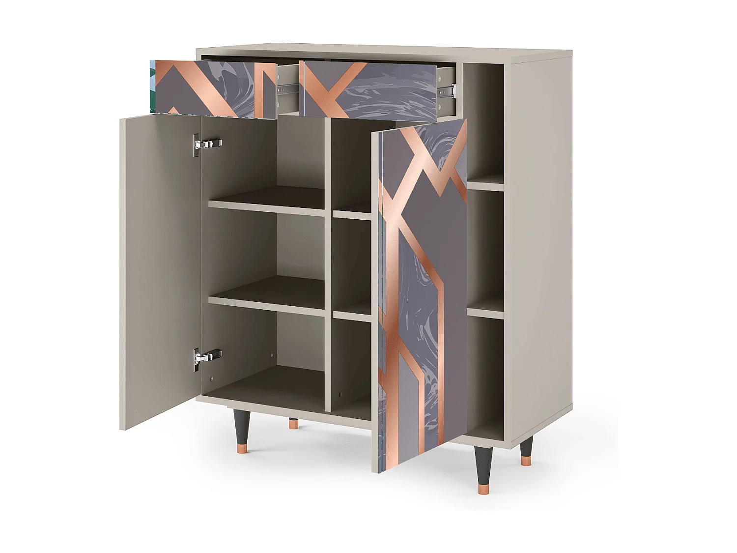 Buffet - 96х110х41 cm - BS6 - Taupe Anatomy, Sable