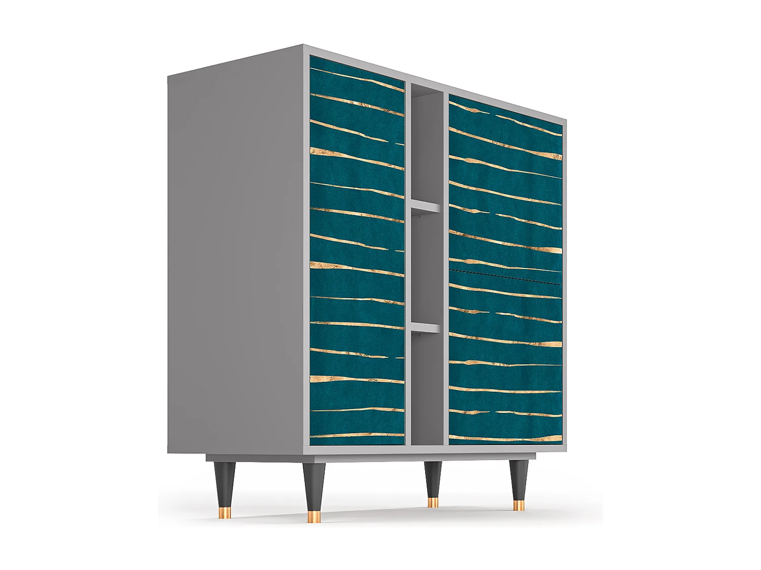 Sideboard - 94х96х41 cm - BS5 - Ocean Drive, Grau