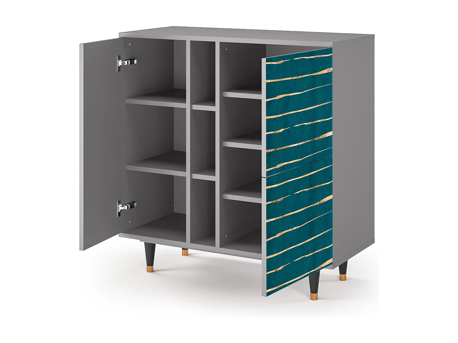 Sideboard - 94х96х41 cm - BS5 - Ocean Drive, Grau
