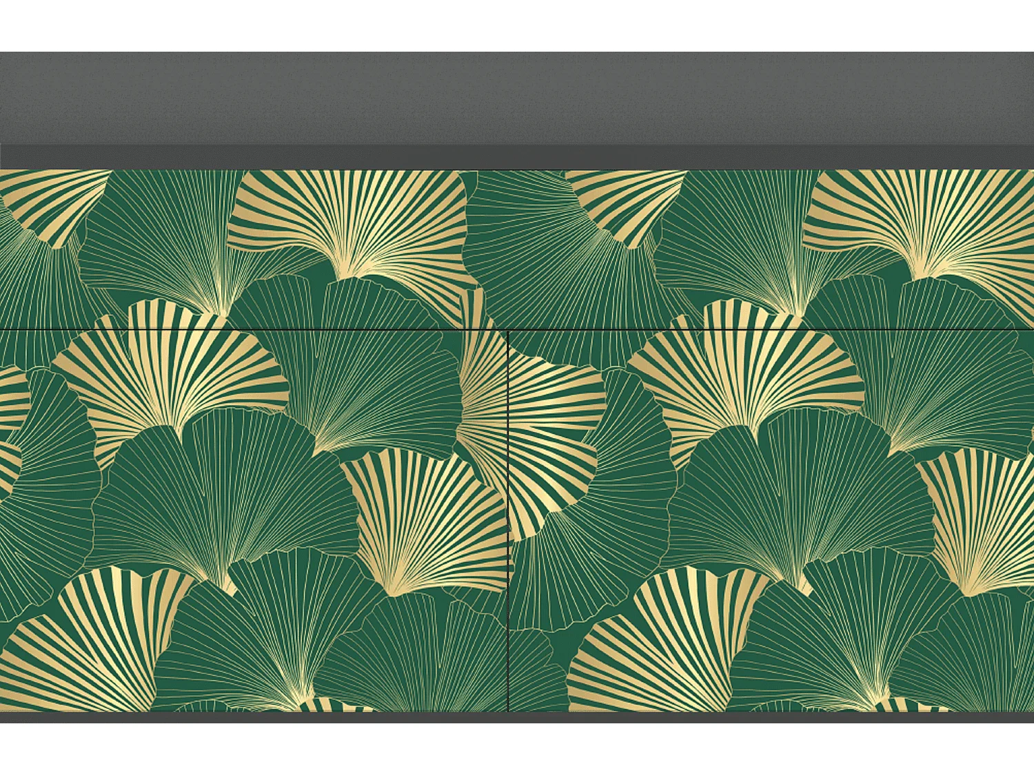 Buffet - 115x85x48 cm - BS4 - Gold Ginkgo, Anthracite