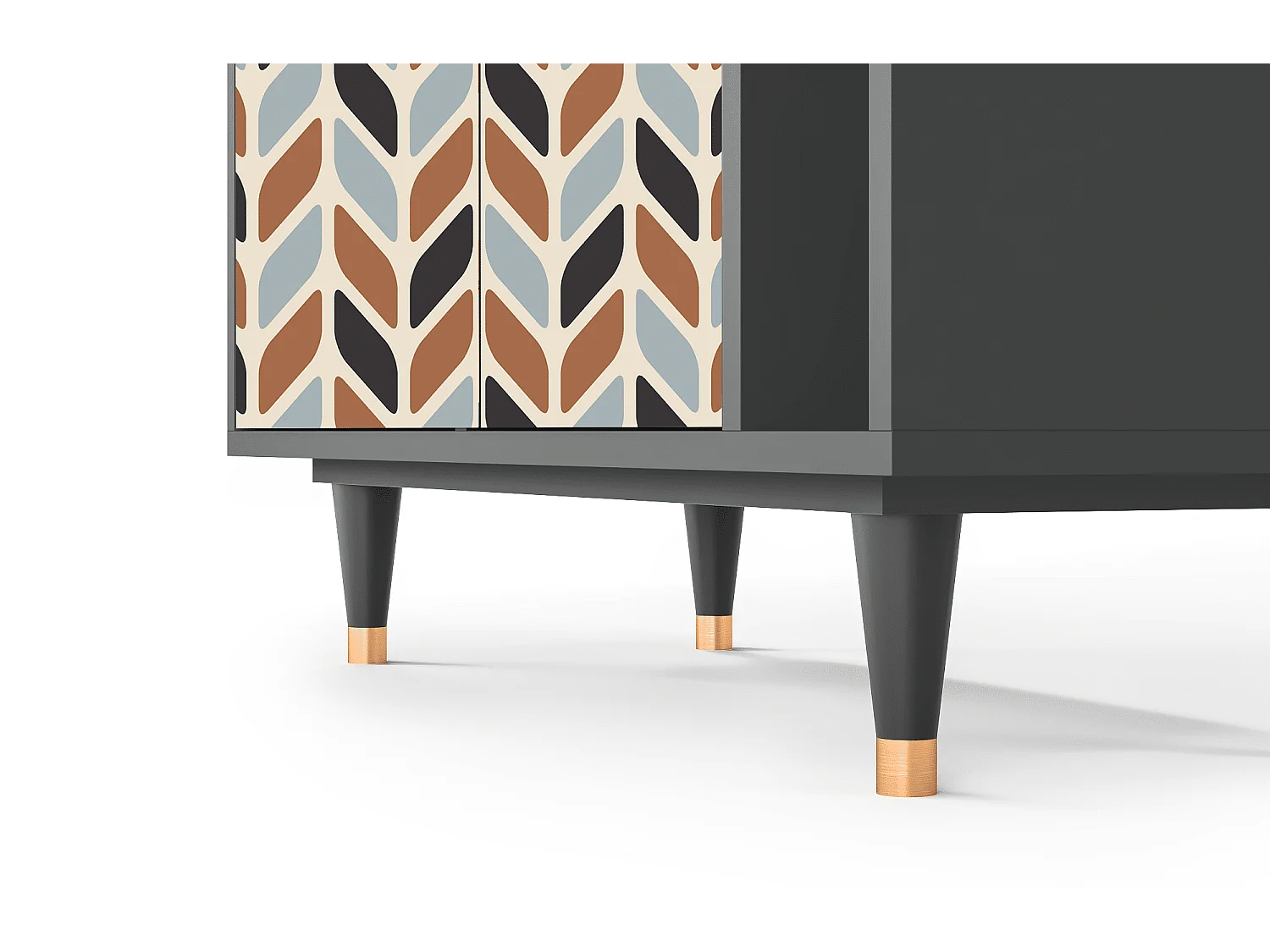 Buffet - 96х110х41 cm - BS6 - Beige Laure, Anthracite