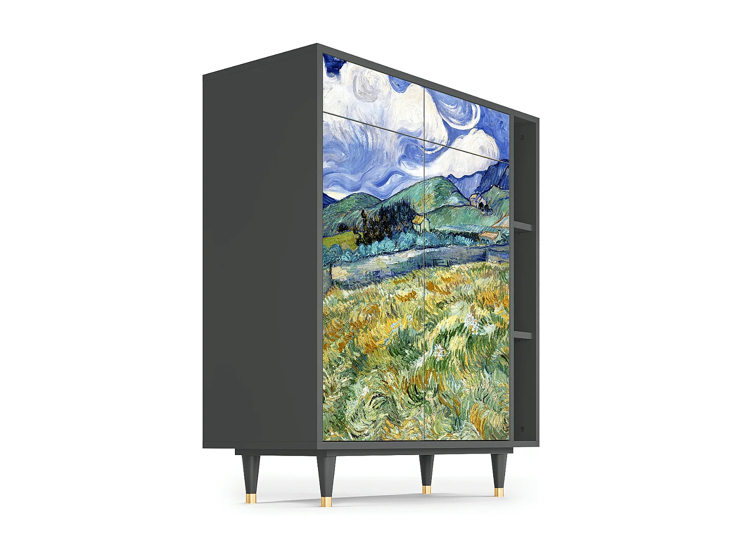 Buffet - 96х110х41 cm - BS6 - Landscape, Anthracite