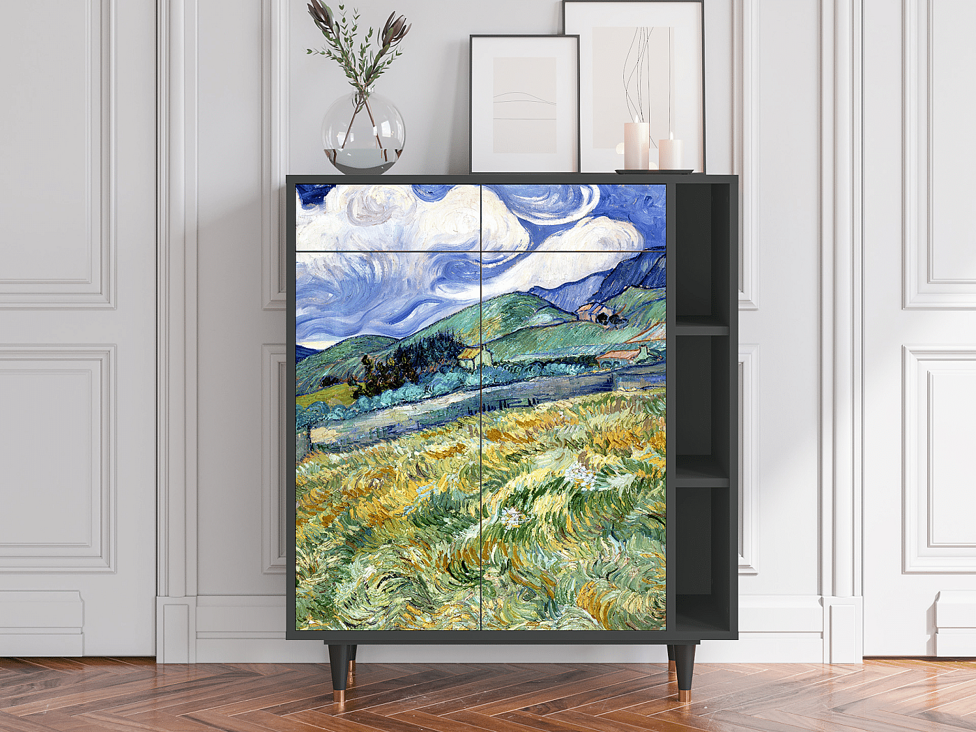 Buffet - 96х110х41 cm - BS6 - Landscape, Anthracite