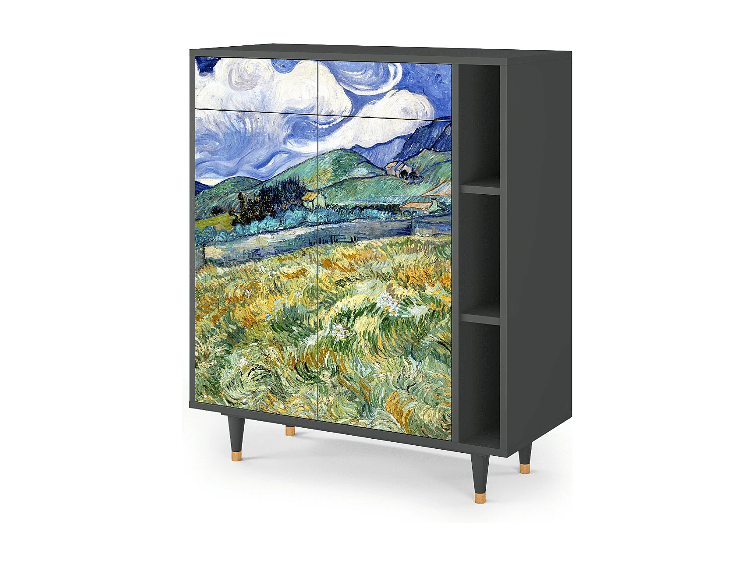 Buffet - 96х110х41 cm - BS6 - Landscape, Anthracite