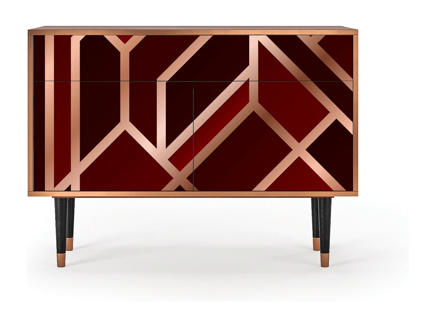 Kredens - 115x85x48 cm - BS4 - Velvet 1920's, Orzech