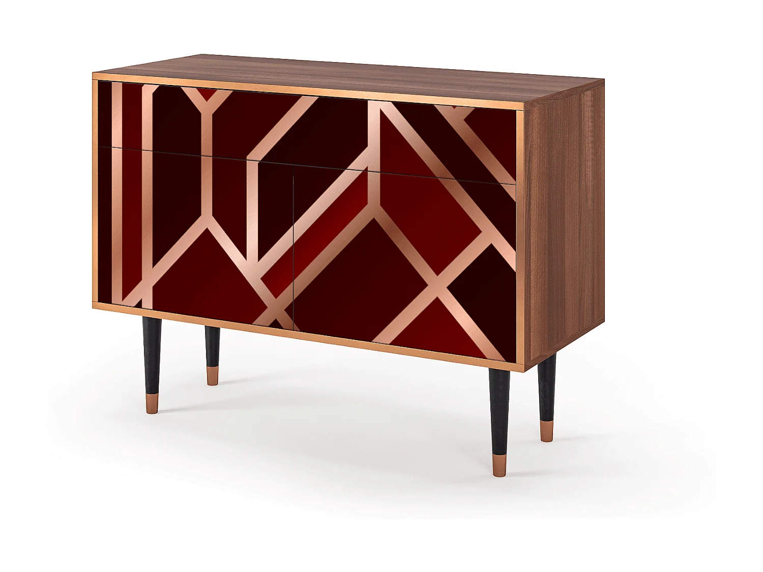 Kredens - 115x85x48 cm - BS4 - Velvet 1920's, Orzech