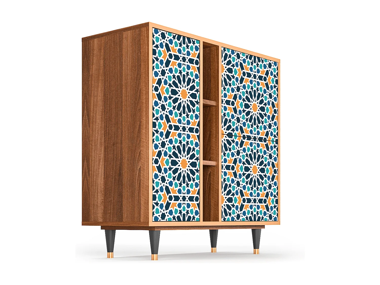 Buffet - 94х96х41 cm - BS5 - Kaleidoscope, Noyer