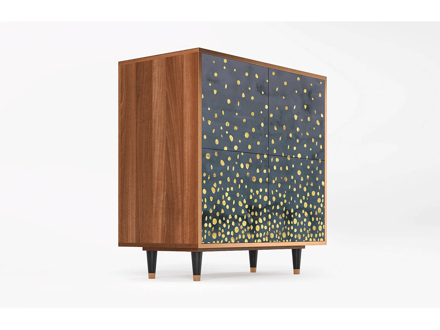 Dressoir - 94x96x48 cm - BS3 - Foggy Lights, Walnoot