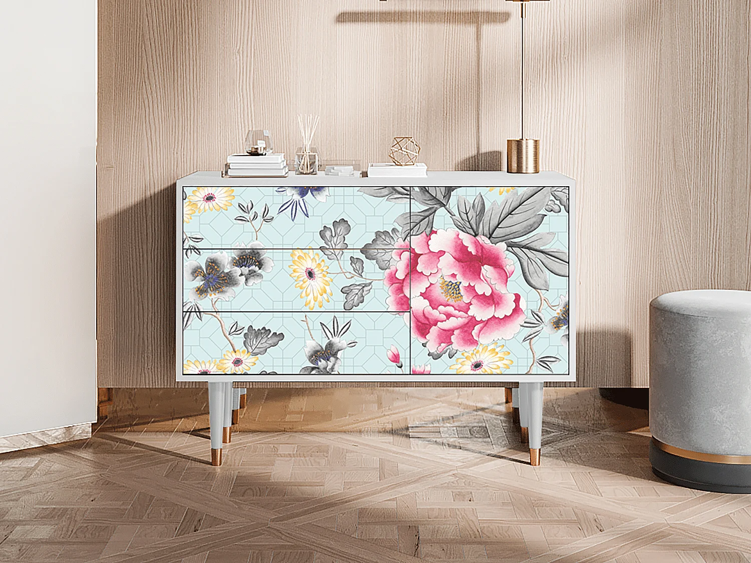 Buffet - 115х84х41 cm - S3 - Sky Garden, Blanc