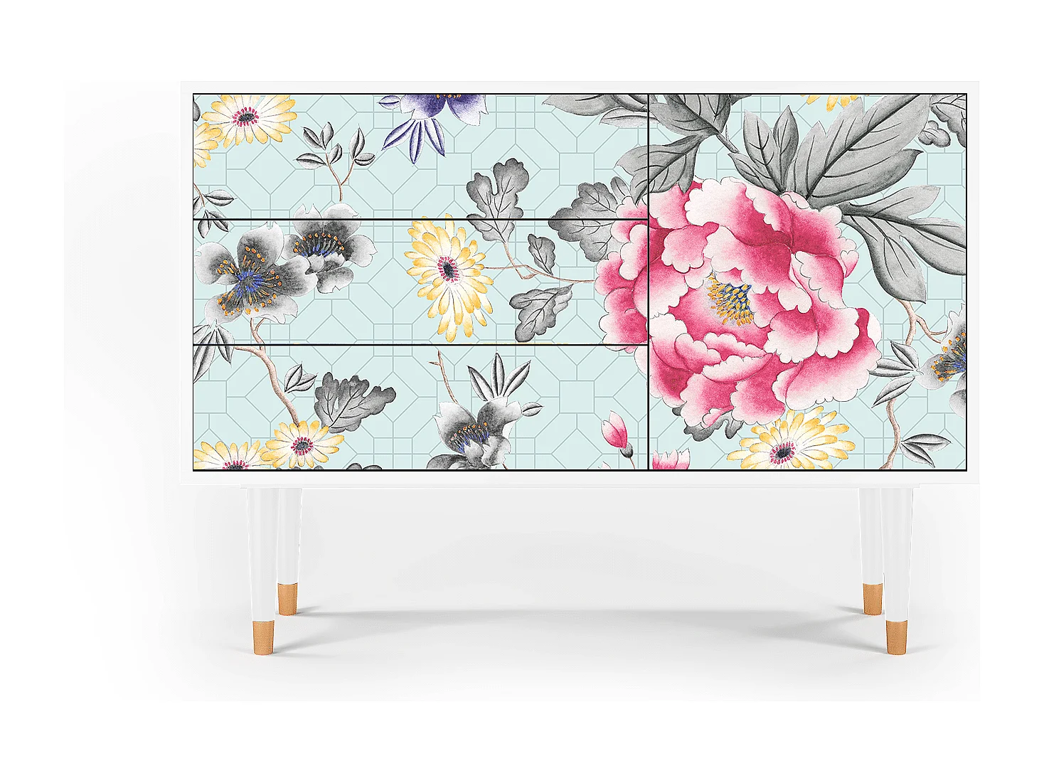 Buffet - 115х84х41 cm - S3 - Sky Garden, Blanc