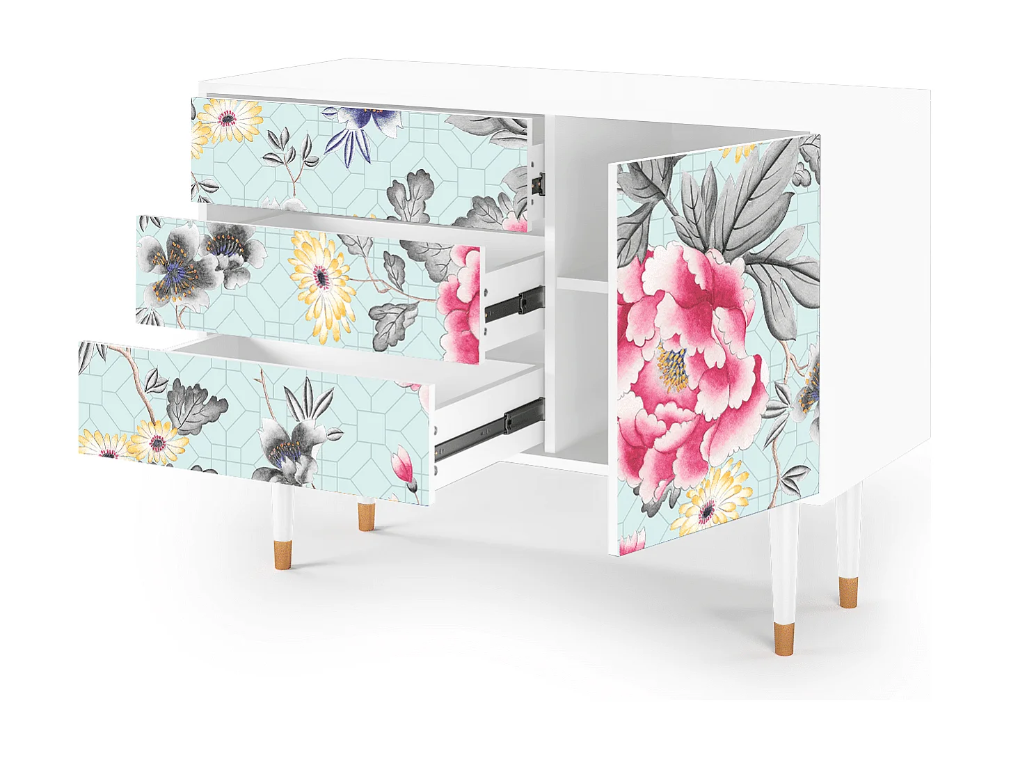 Buffet - 115х84х41 cm - S3 - Sky Garden, Blanc