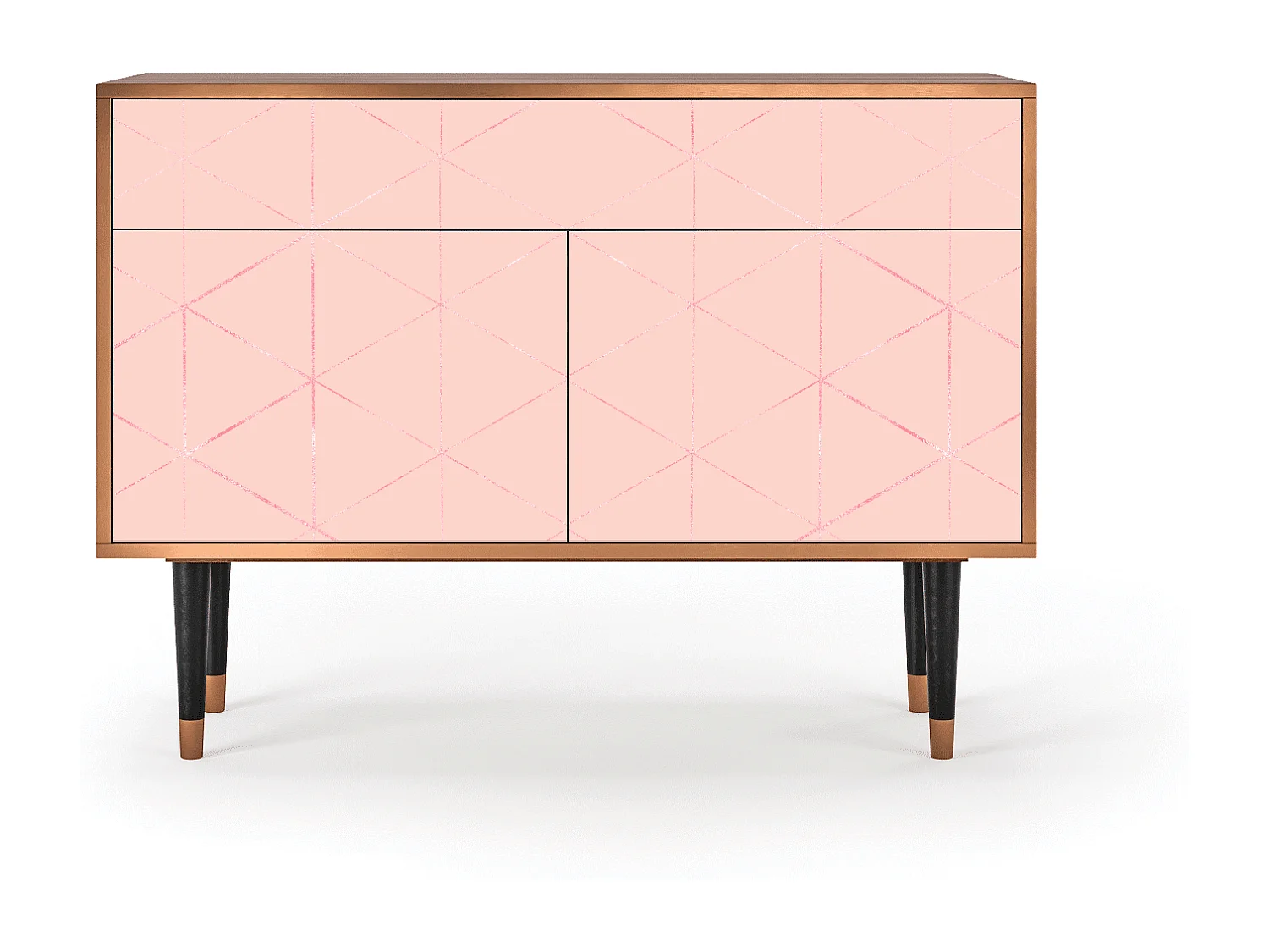 Buffet - 115x85x48 cm - BS4 - Rose Quartz, Noyer