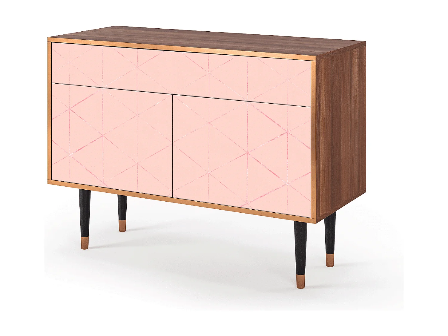 Buffet - 115x85x48 cm - BS4 - Rose Quartz, Noyer