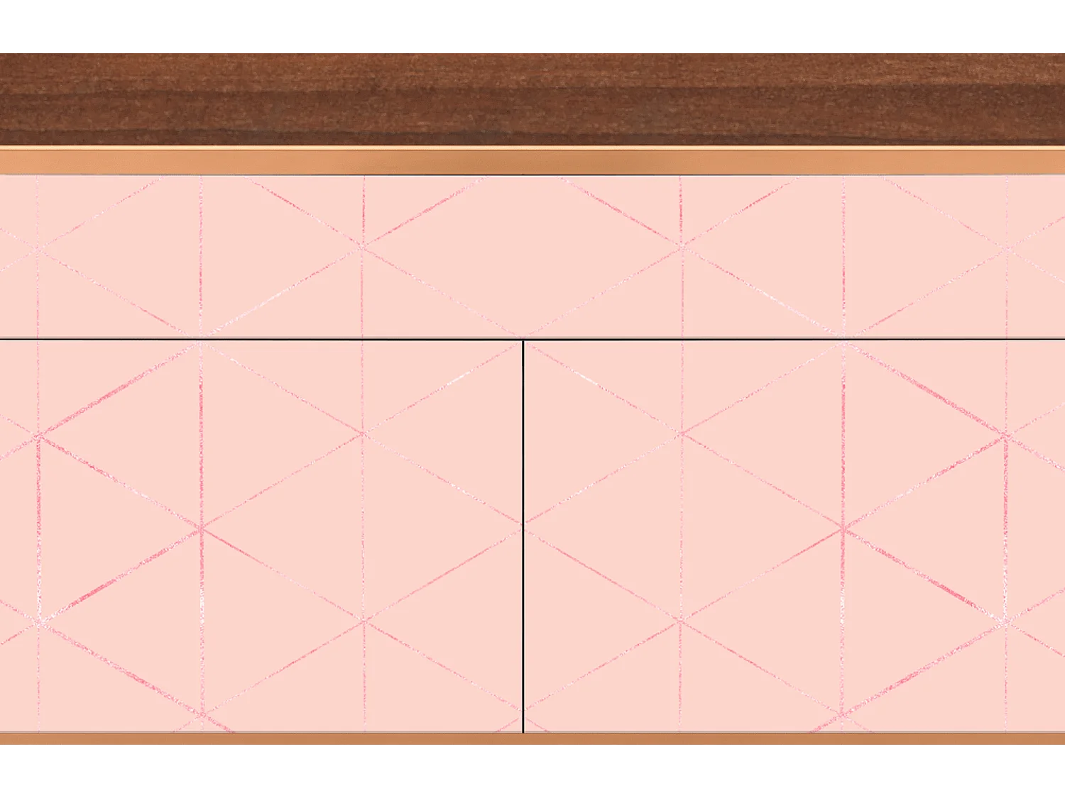 Kredens - 115x85x48 cm - BS4 - Rose Quartz, Orzech