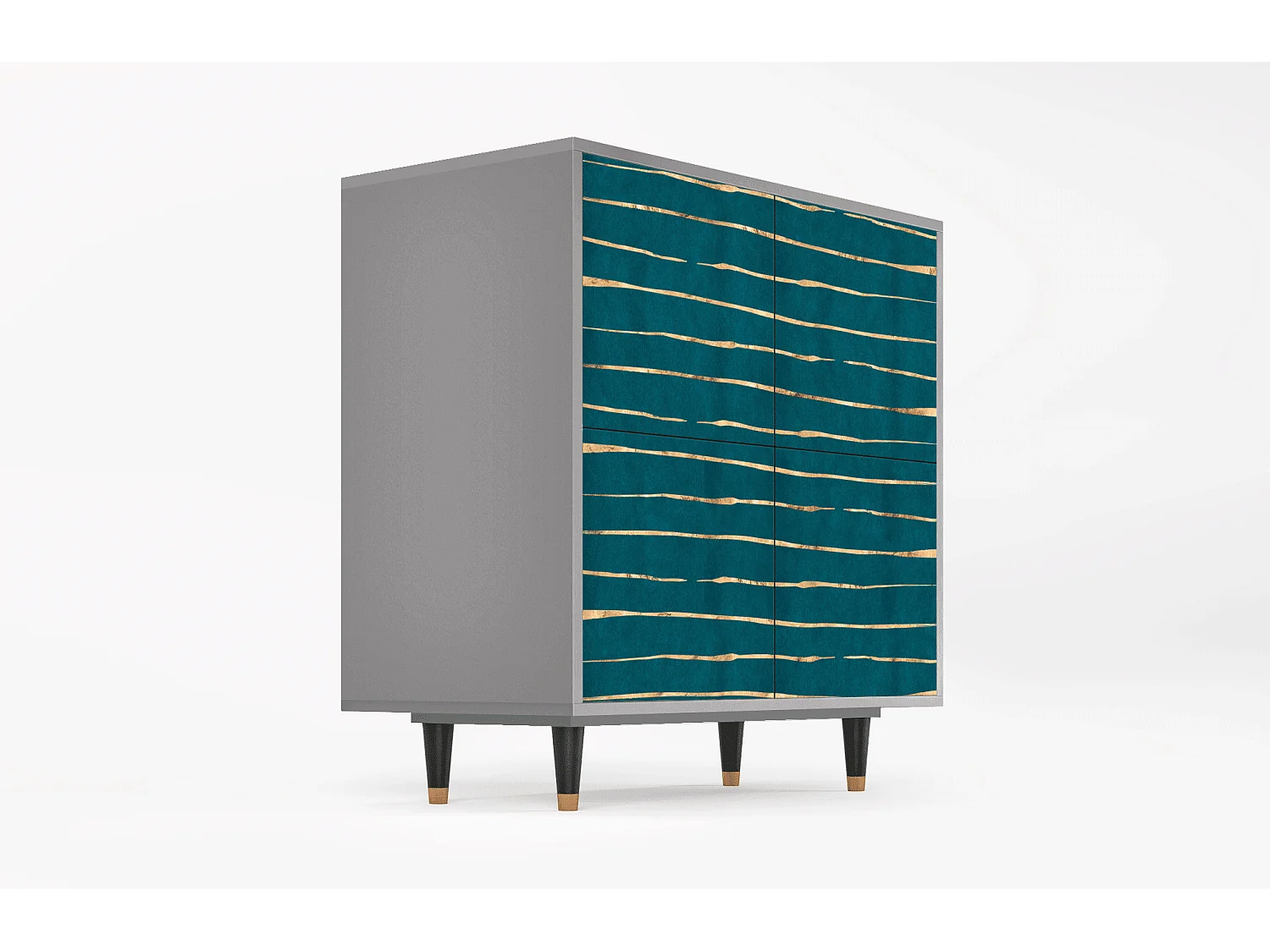 Dressoir - 94x96x48 cm - BS3 - Ocean Drive, Grijs