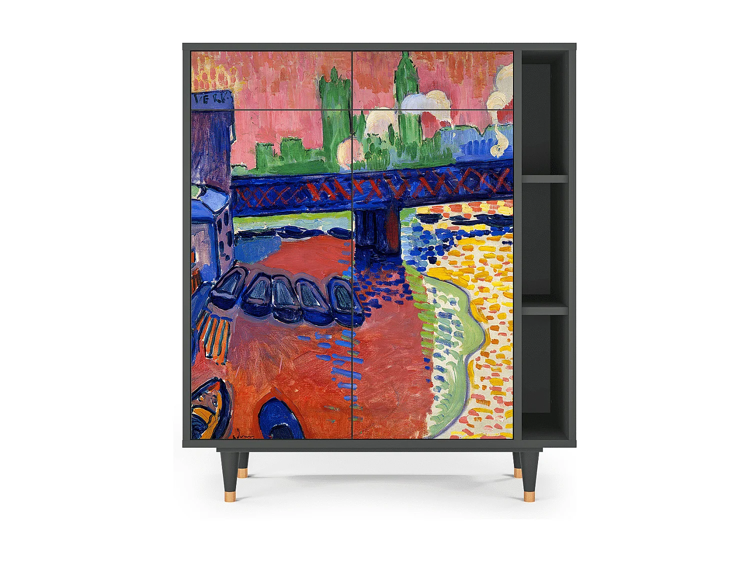 Buffet - 96х110х41 cm - BS6 - Charing Cross Bridge, Anthracite