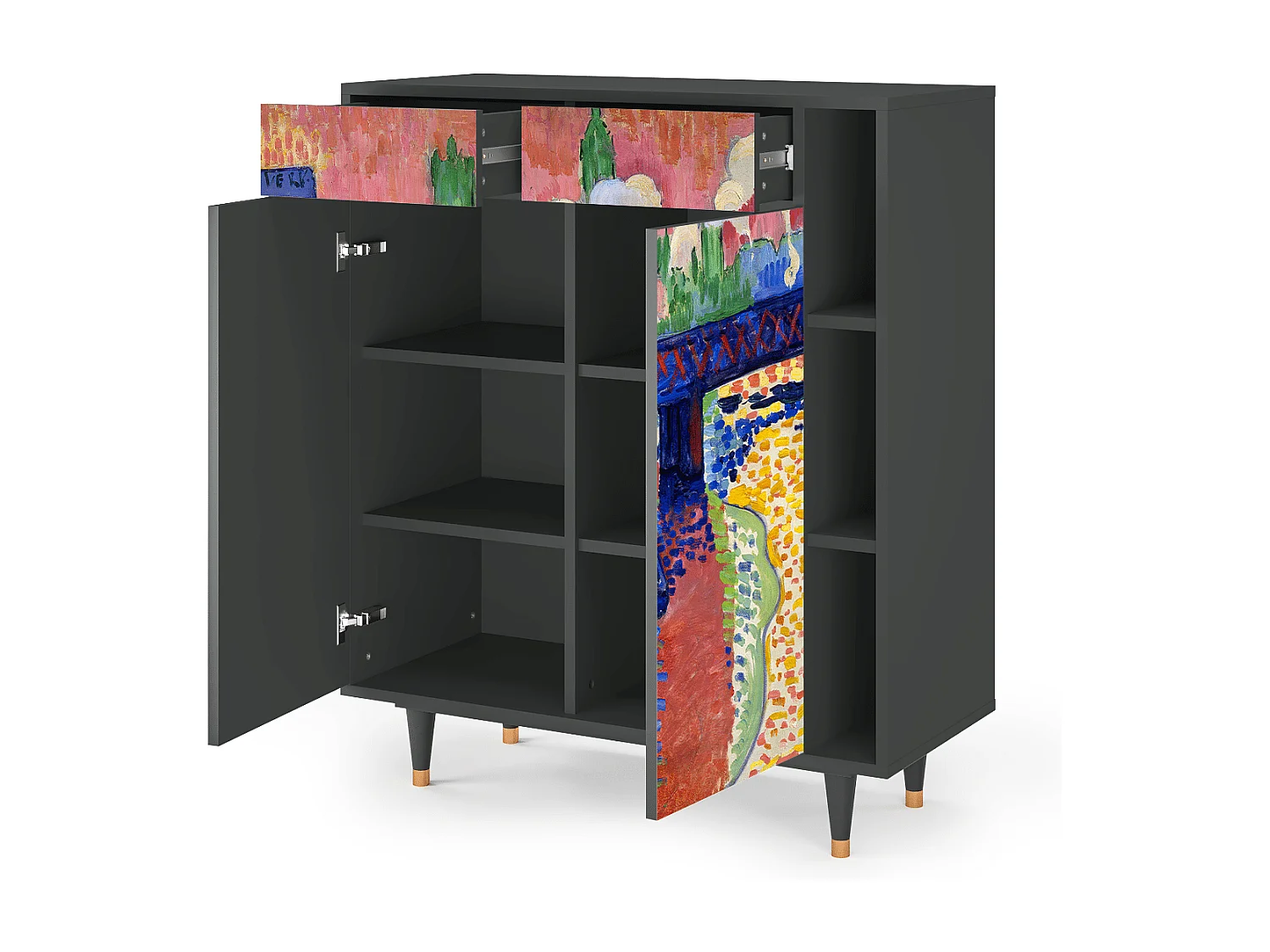 Buffet - 96х110х41 cm - BS6 - Charing Cross Bridge, Anthracite