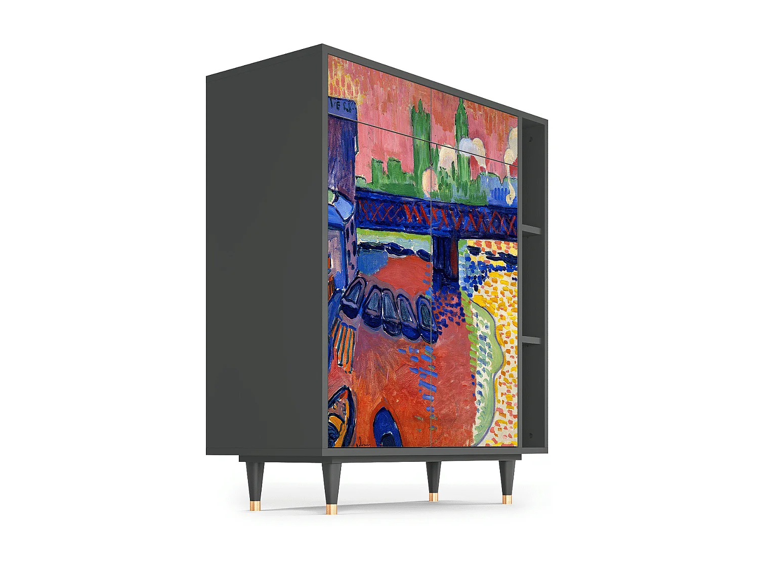 Buffet - 96х110х41 cm - BS6 - Charing Cross Bridge, Anthracite