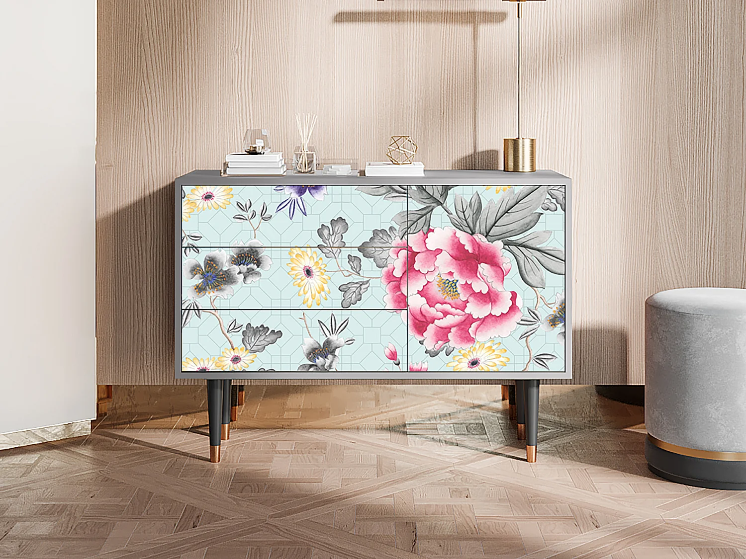 Buffet - 115х84х41 cm - S3 - Sky Garden, Gris