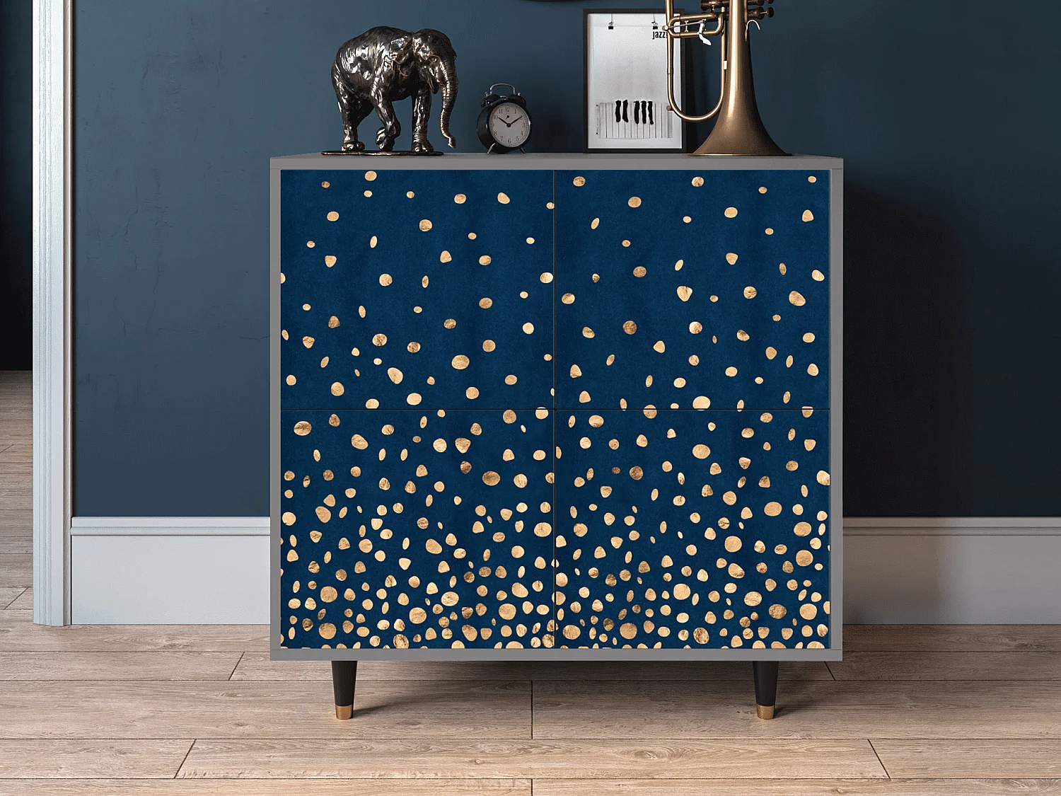 Buffet - 94x96x48 cm - BS3 - Night Skies, Gris