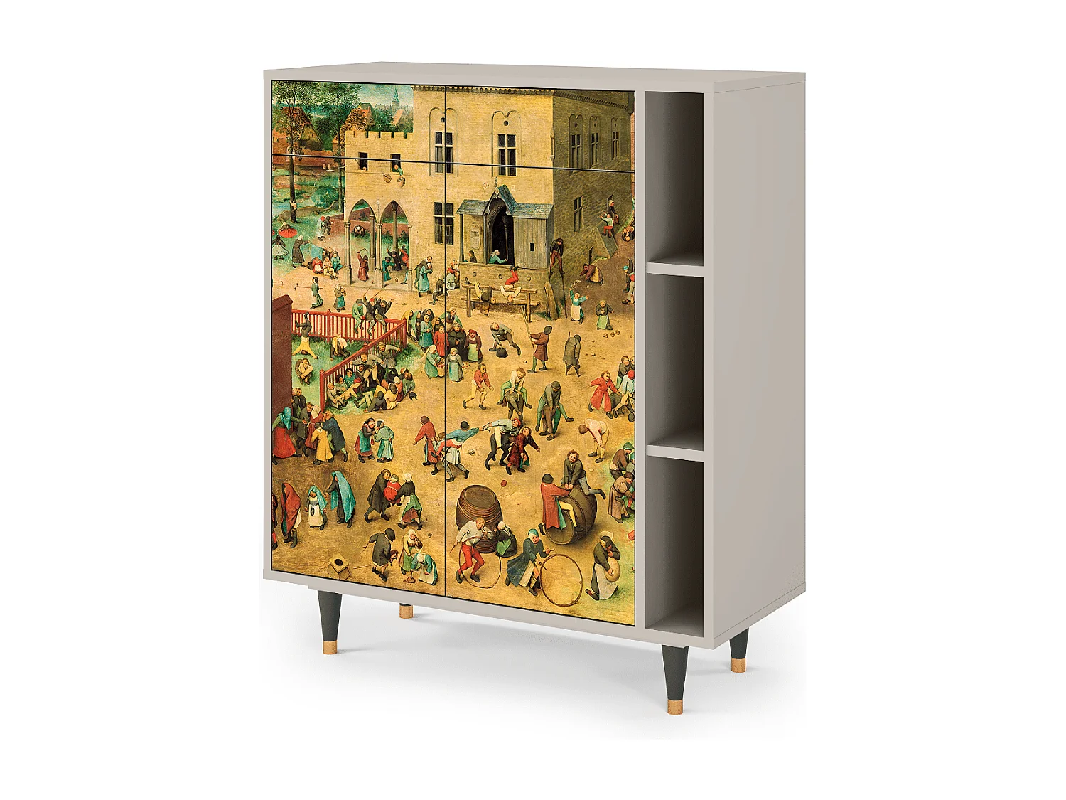 Aparador - 96х110х41 cm - BS6 - Children Games, Areia