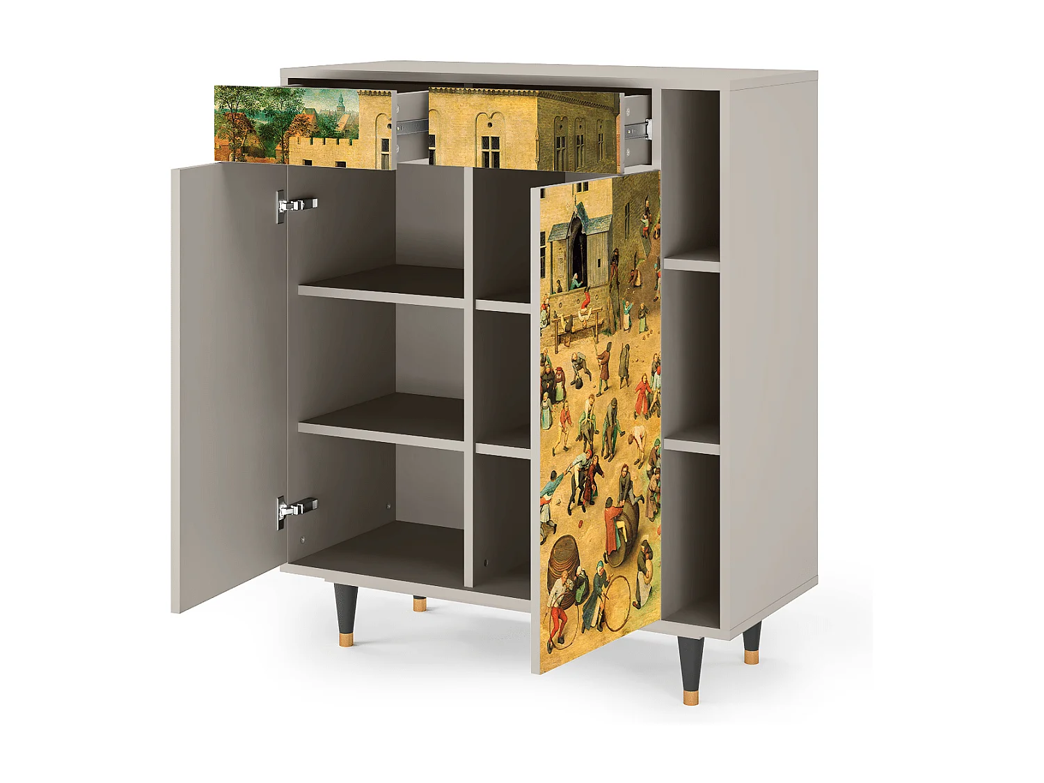 Aparador - 96х110х41 cm - BS6 - Children Games, Areia