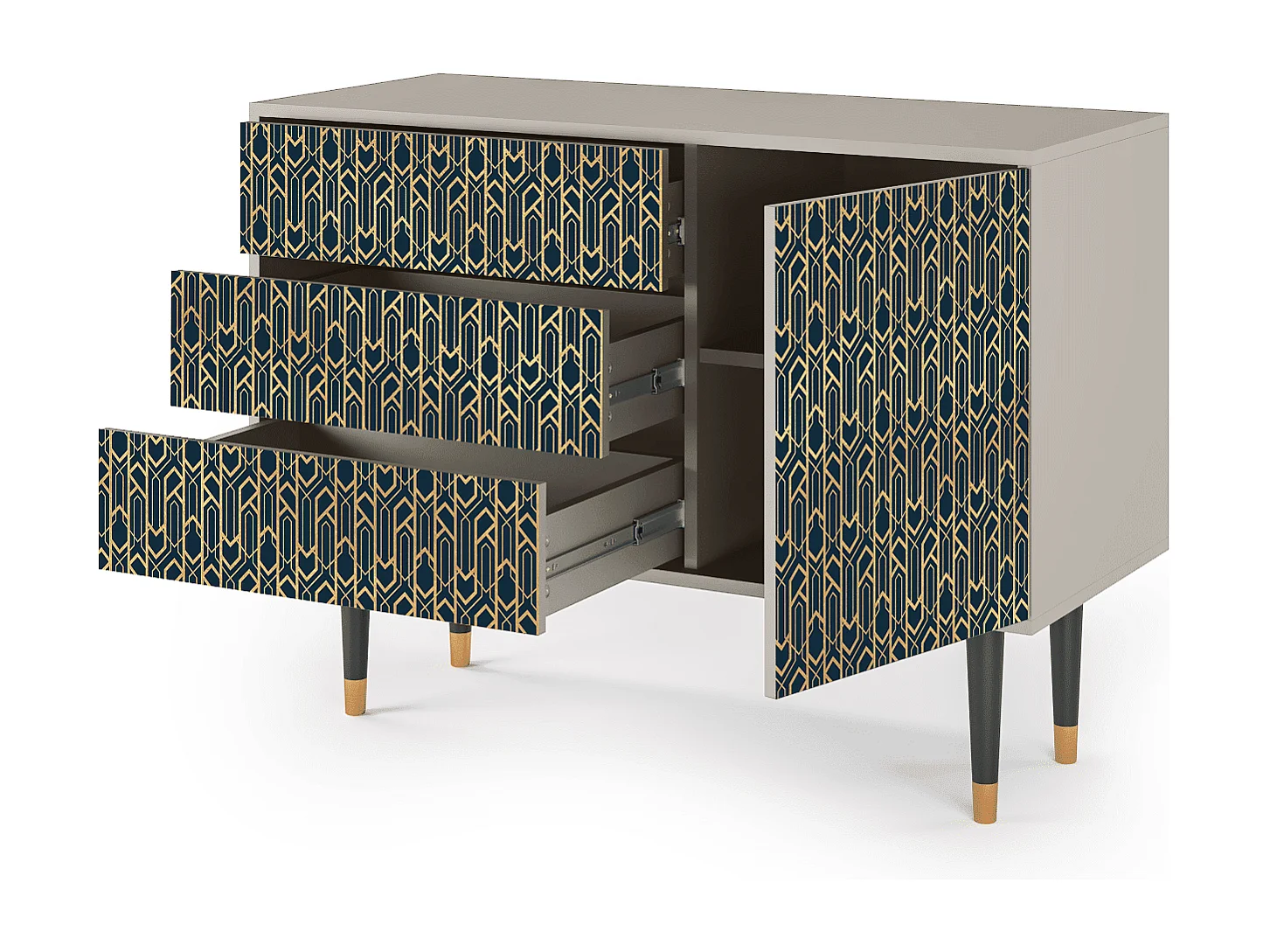 Credenza - 115х84х41 cm - S3 - Golden Empire, Sabbia