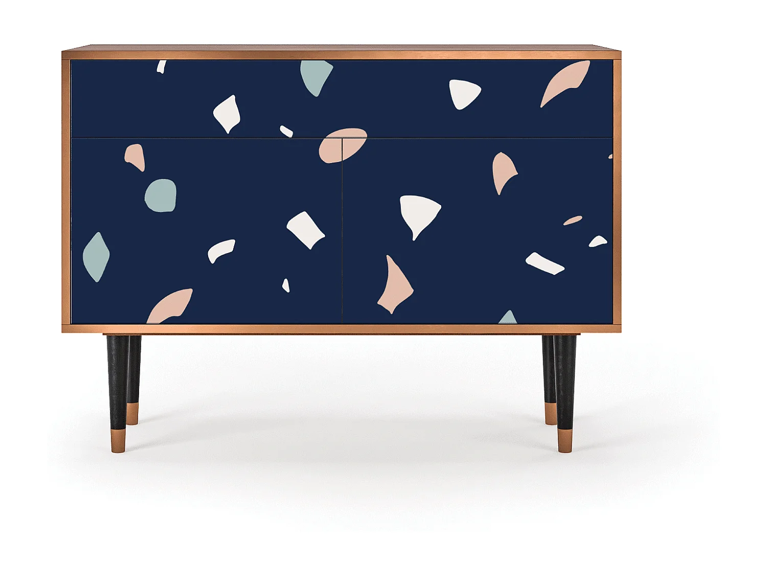 Dressoir - 115x85x48 cm - BS4 - Space Satellites, Walnoot