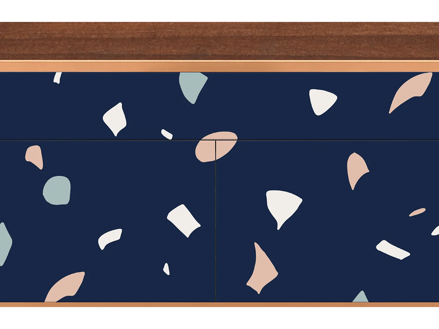 Dressoir - 115x85x48 cm - BS4 - Space Satellites, Walnoot