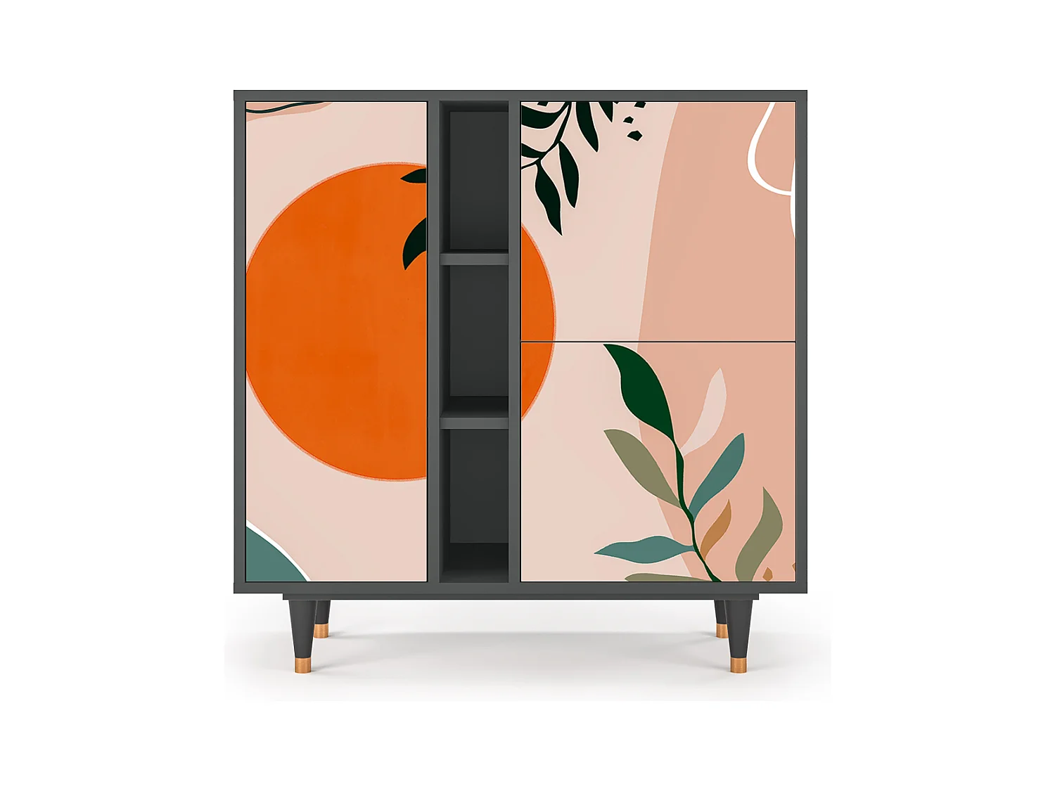 Sideboard - 94х96х41 cm - BS5 - Artwork, Anthrazit