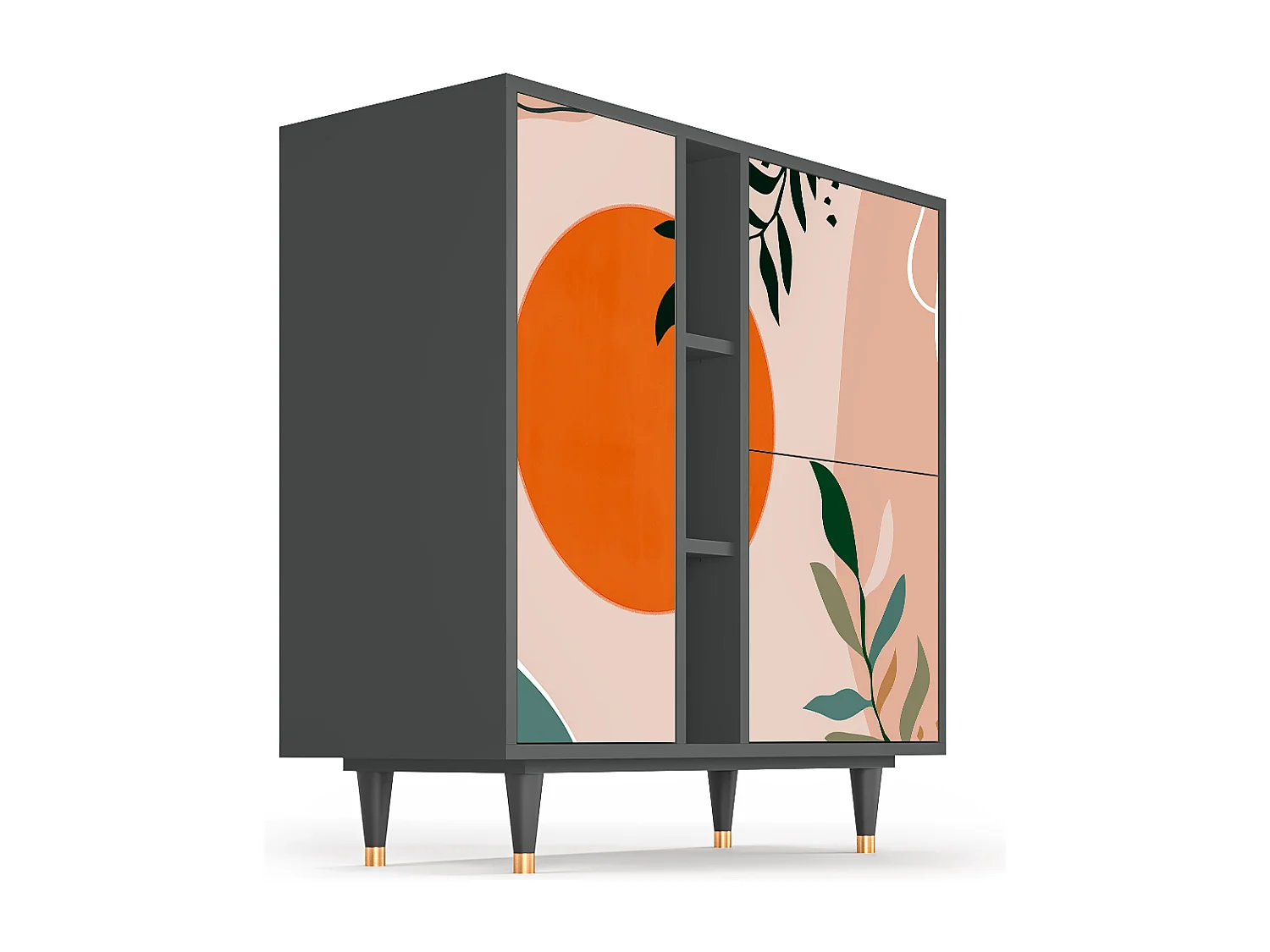 Sideboard - 94х96х41 cm - BS5 - Artwork, Anthrazit