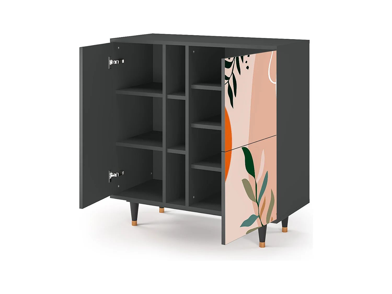 Dressoir - 94х96х41 cm - BS5 - Artwork, Antraciet