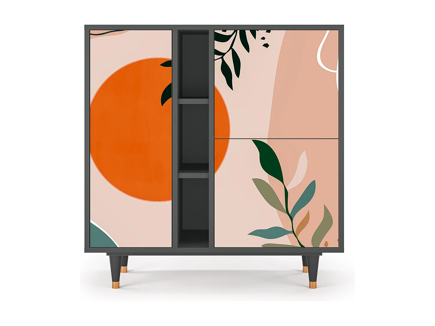 Dressoir - 94х96х41 cm - BS5 - Artwork, Antraciet