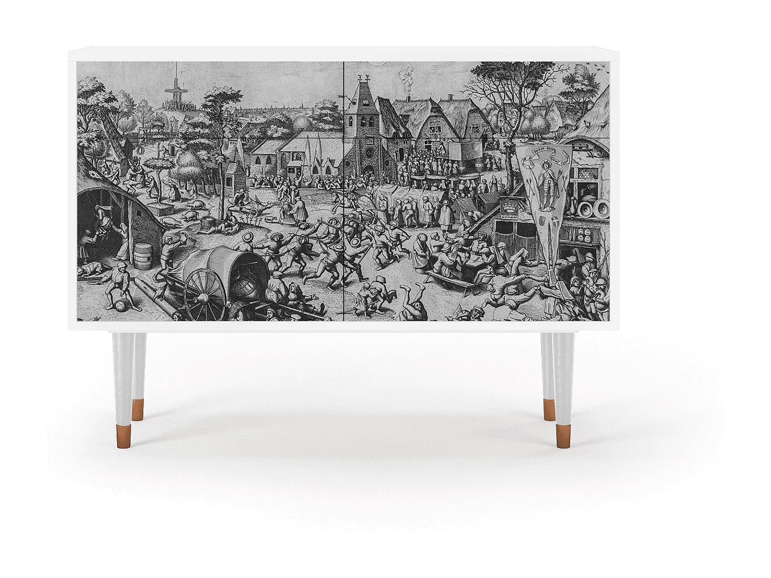 Buffet - 115x85x48 cm - BS4 - The Festival of Saint, Blanc