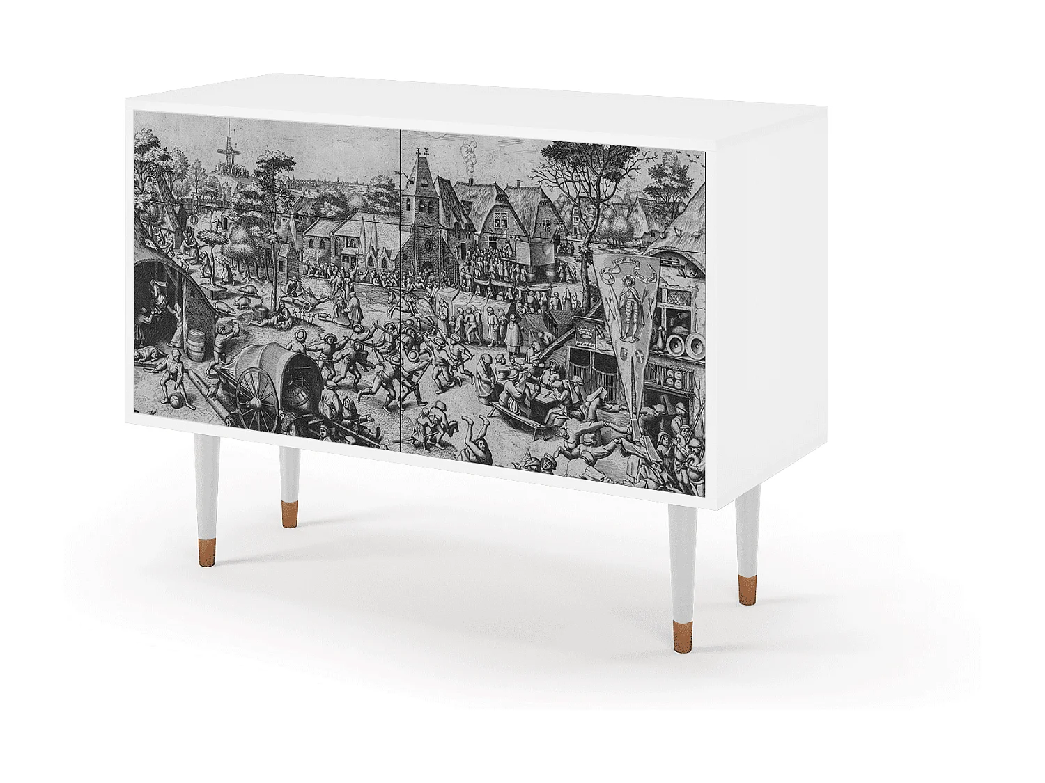 Buffet - 115x85x48 cm - BS4 - The Festival of Saint, Blanc