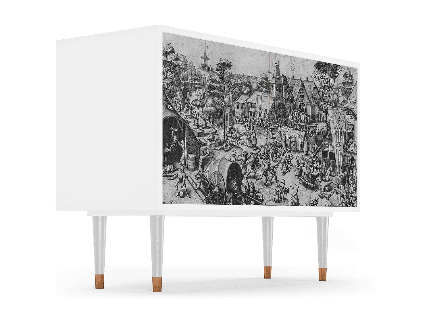 Buffet - 115x85x48 cm - BS4 - The Festival of Saint, Blanc