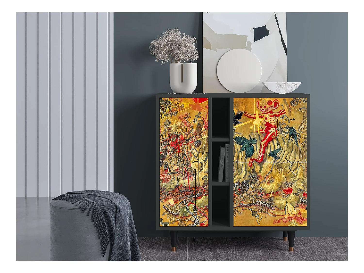Credenza - 94х96х41 cm - BS5 - Blood by James Jean, Antracite