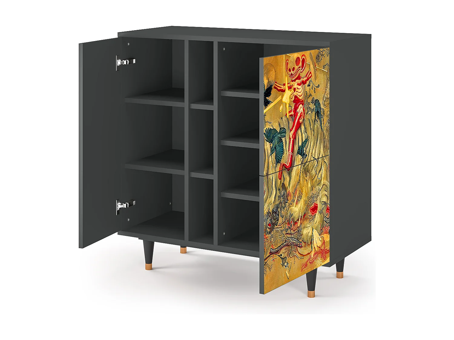 Dressoir - 94х96х41 cm - BS5 - Blood by James Jean, Antraciet