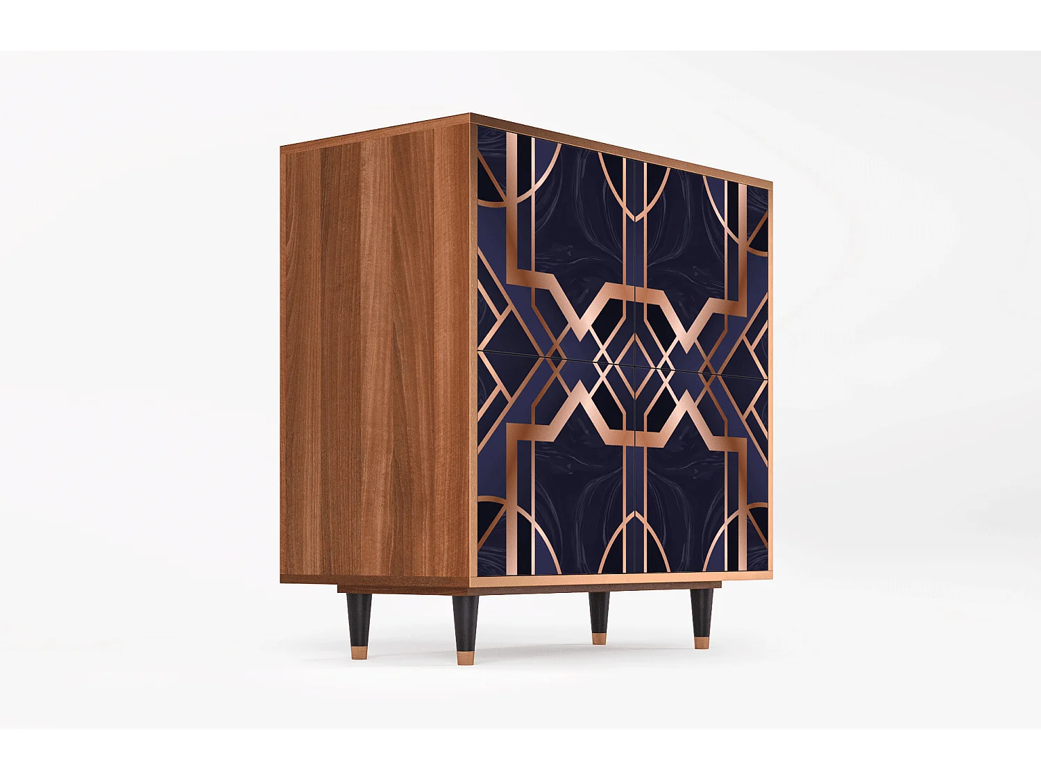 Buffet - 94x96x48 cm - BS3 - Purple Temple, Noyer