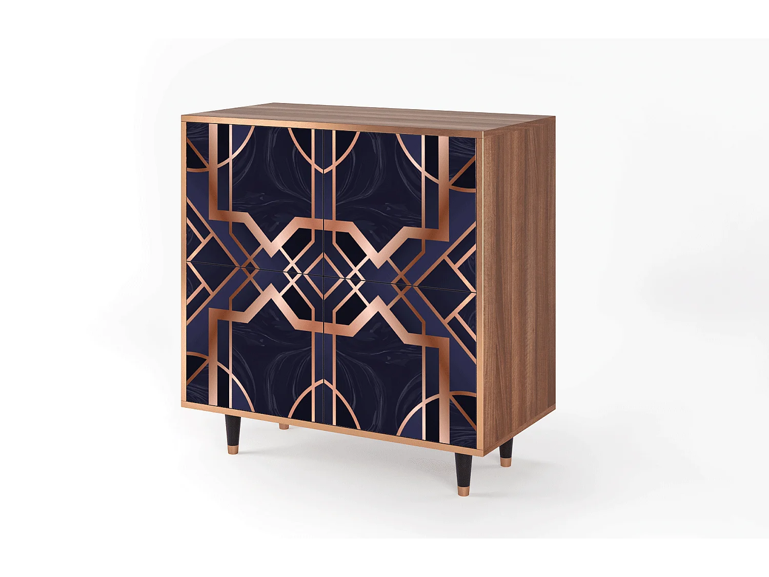 Buffet - 94x96x48 cm - BS3 - Purple Temple, Noyer