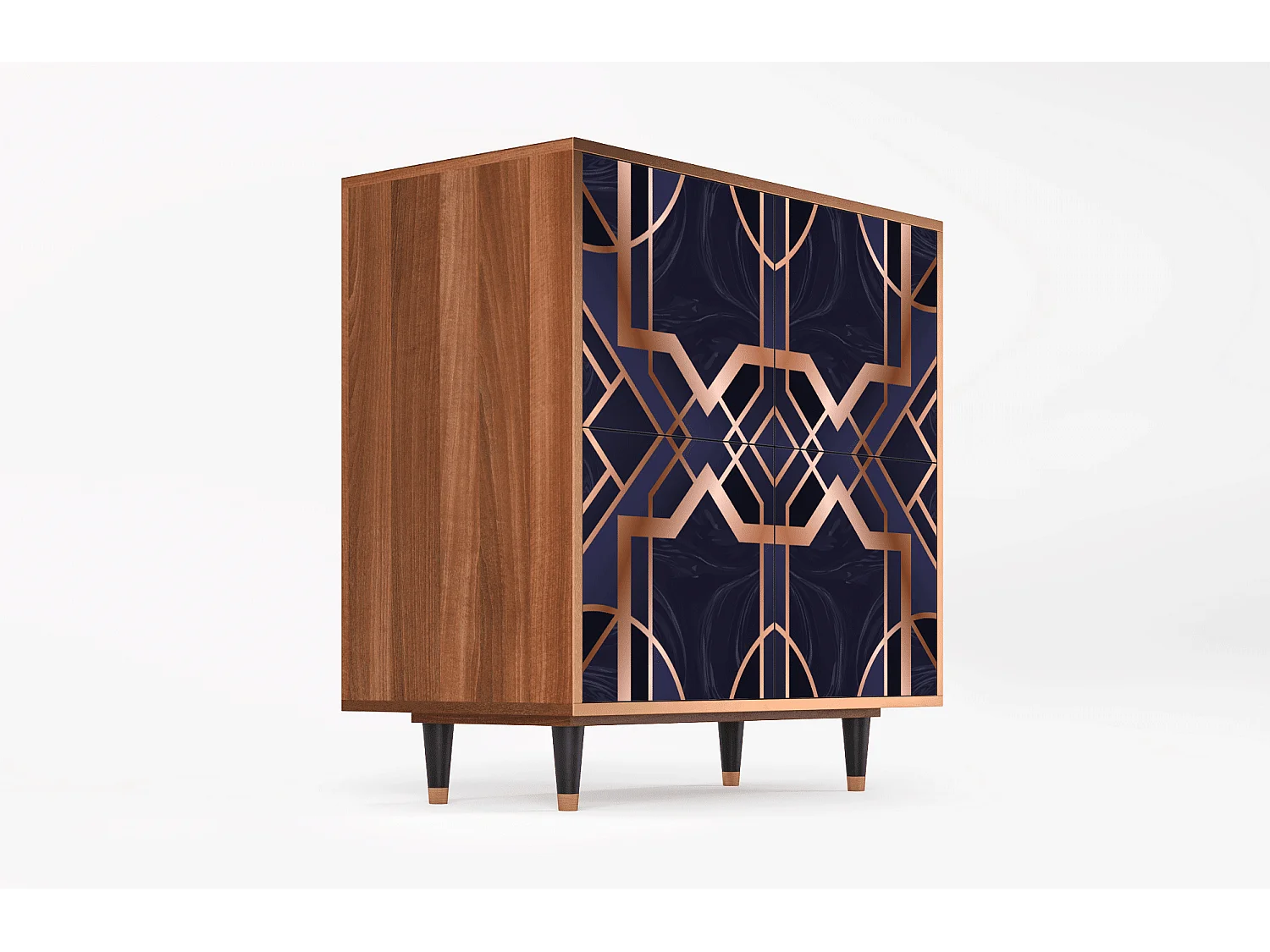 Buffet - 94x96x48 cm - BS3 - Purple Temple, Noyer