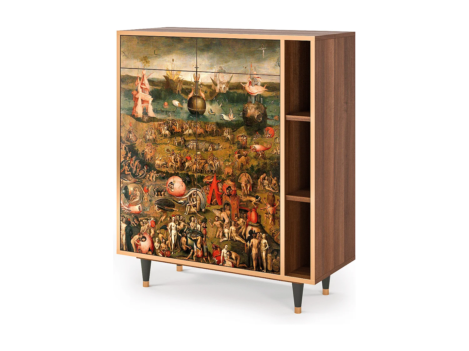 Credenza - 96х110х41 cm - BS6 - Garden of Delights , Noce