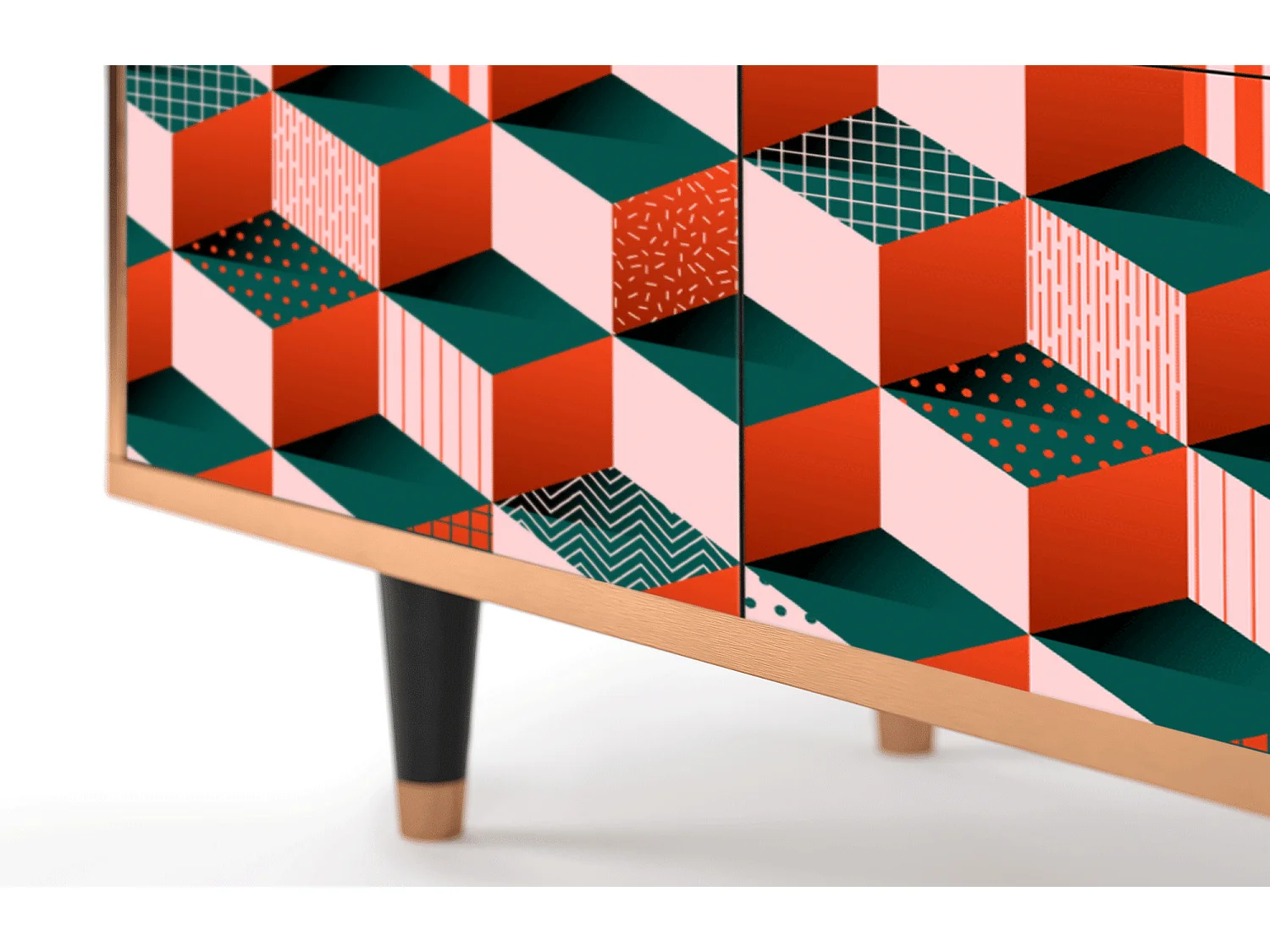 Aparador - 94x96x48 cm - BS3 - Pepsi-Cola, Nogueira